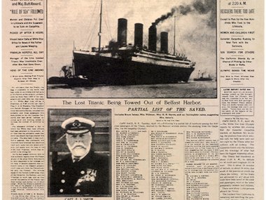 Редчайший план «Титаника» продан на аукционе за £195 тысяч